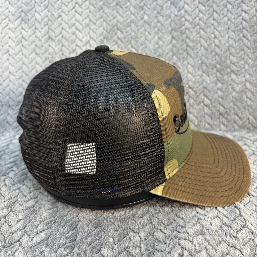 New Era Roman Atwood Smile More Camo Trucker Hat 9FORTY Snapback NE205